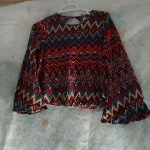One clothing bell sleeve top